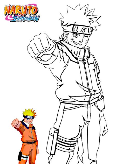 Coloriage Naruto : 20 superbes images à imprimer